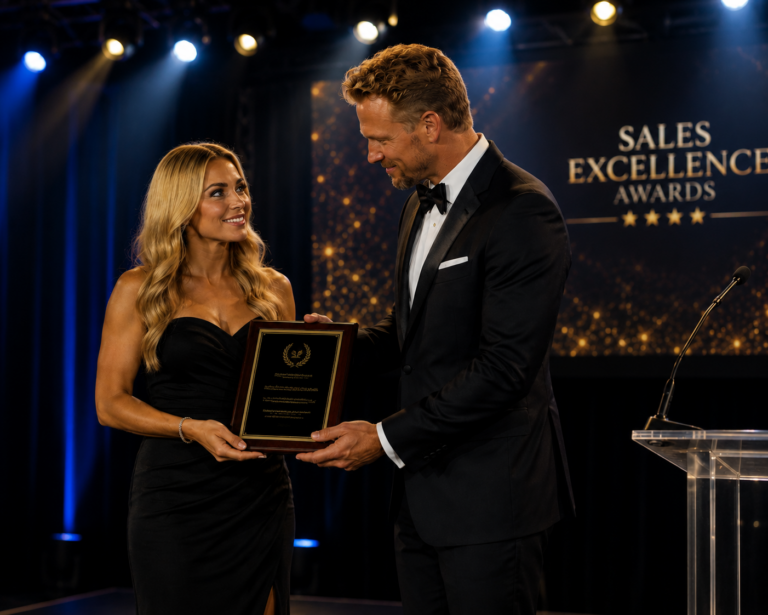 How to close sales award