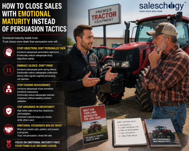 How to Close Sales with Maturity